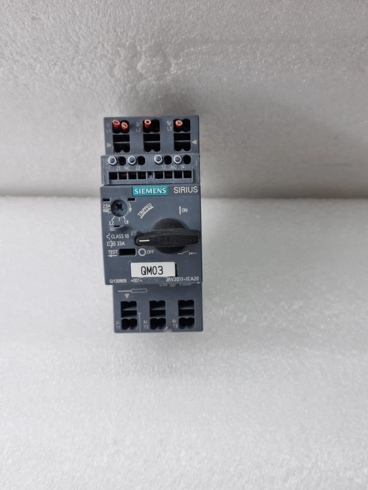 SIEMENS SIRIUS CIRCUIT BREAKER 3RV2011-1CA20 3RV20111CA20